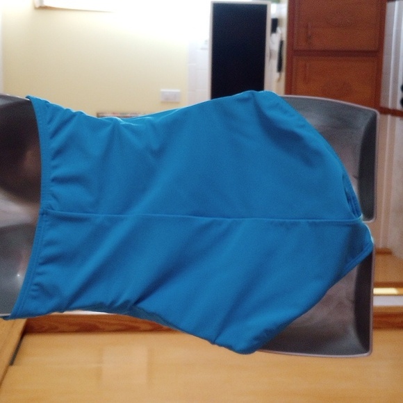 Venus One Piece Swimsuit Pretty BLUE! Size 10 - Picture 8 of 10